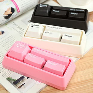 懒角落 日韩国文具 键盘造型 创意 办公文具 4件套装 24034